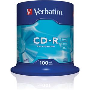 VERBATIM CD-R Verbatim 700 MB box 100 pezzi