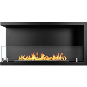 Divina Fire Camino a bioetanolo da incasso ad angolo biocamino angolare 90x45 SUTRI 90 SX