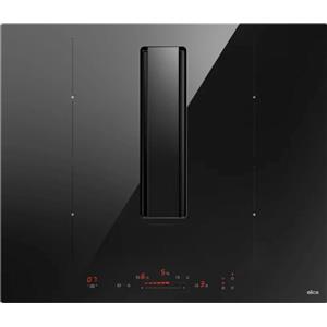 ELICA Piano Cottura a Induzione con Cappa Aspirante Integrata, Linea NIKOLATESLA ALPHA B BL/A/60, 60 cm, 4 Zone Cottura, Vetro Nero - PRF0196211