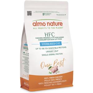 Almo Nature Almo Cat Dry Adult Sterilizzato Pollo 1,2kg Hfc 9143 - Almo Nature - HFC Sterilizzato Pollo - 1,20KG