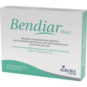 AURORA BIOFARMA BENDIAR MAXI 20 cpr - Integratore per disturbi intestinali