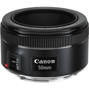 Canon [Pronta consegna] Obiettivo Reflex Canon EF 50mm F/1.8 STM [Prodotto ufficiale - Garanzia Canon 2 Anni]