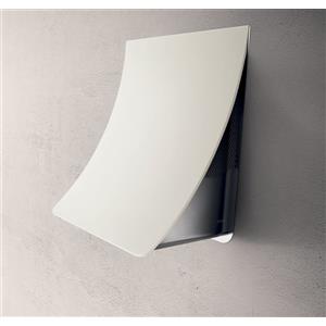 ELICA Cappa a Parete, Linea NUAGE PAINTABLE/F/75, 75 cm, Classe Energetica A, Acciaio Inox + Bianco Verniciabile - PRF0098374