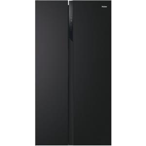 HAIER Frigorifero Side by Side Total No Frost, h 177 cm, Capacità 528 Lt, Classe Energetica E, Nero Opaco - HSR3918ENPB