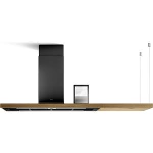 ELICA Cappa a Isola, Linea BIO ISLAND BLRO/A/120X53 ROVERE, 120cm, Classe Energetica A++, Nero e Rovere - PRF0200563