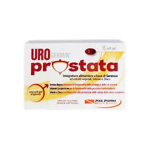 Pool Pharma Urogermin Prostata integratore per il benessere della prostata e delle vie urinarie (30 capsule softgel)