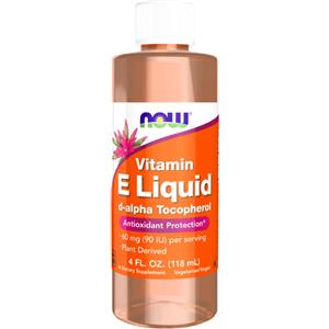 Now Foods Vitamina E liquida 60 mg (90 UI) 118 ml