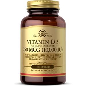 Solgar Vitamina D3 (colecalciferolo) 250 MCG (10.000 UI) Capsule molli