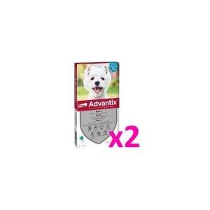ELANCO ADVANTIX 4-10KG 6 PIPETTE X2