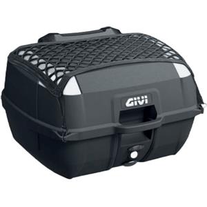 Givi B45+ Bauletto Monolock 45 litri con rete portaoggetti, Schienalino e tappetino