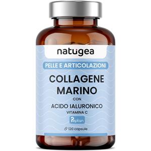 Natugea Collagene Marino PEPTAN F HD con Acido Ialuronico - natugea® 120 pz Ca