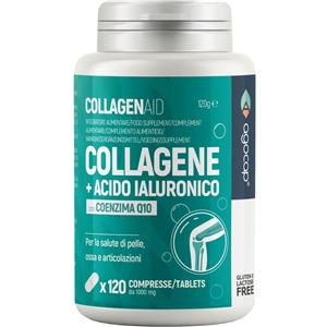 Agocap Collagene idrolizzato con Acido Ialuronico e Coenzima Q10, per