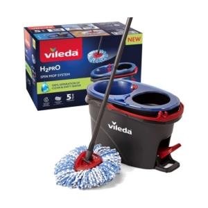 Vileda Lavapavimenti vileda spin mop h2pro con sistema a pedale