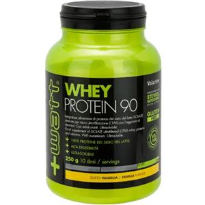 +WATT Whey Protein 90 250 grammi Crema e Vaniglia