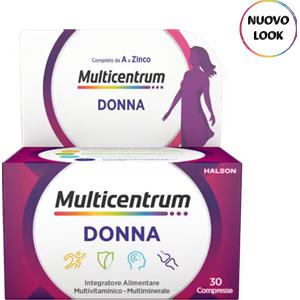 Multicentrum Donna 30 Compresse Integratore Multivitaminico Donna