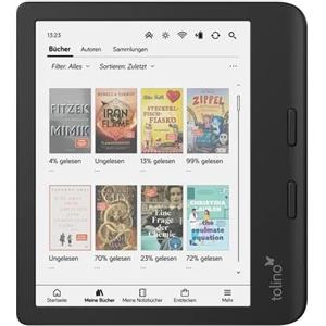 Tolino Lettore eBook Tolino 4016621130183 lettore e-book Touch screen Wi-Fi Nero [VISION COLOR]