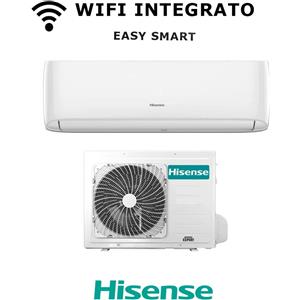 HISENSE Climatizzatore Condizionatore Hisense EASY SMART WIFI INTEGRATO 9000 BTU Inverter CA25YR4BG + CA25YR4BW R-32