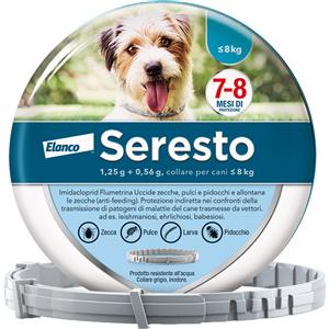 ELANCO ITALIA SpA Seresto collare antiparassitario per Cani da 1 a 8kg
