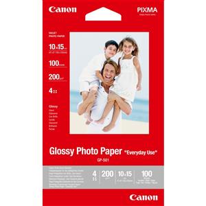 Canon carta fotografica lucida gp-501 4x6" - 100 fogli