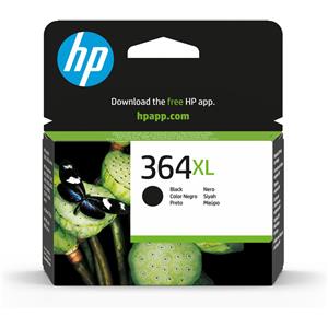 Hp cartuccia originale inchiostro nero ad alta capacità 364xl