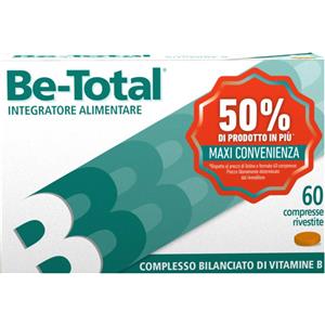 HALEON ITALY Srl Be-total Integratore Vitamina B B12 Acido Folico Energia Adulti, 60 Compresse