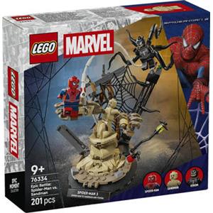 Lego Super Heroes Marvel 76334 Battaglia epica: Spider-Man vs. Sandman
