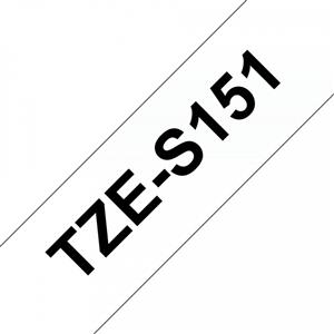 BROTHER Nastro Brother Laminato Nero Su Trasparente TZe-S151 TZ-S151 24mm x 8m