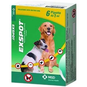 MSD ANIMAL HEALTH Srl EXSPOT 6 PIP 2ML