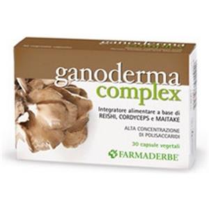 FARMADERBE Srl Farmaderbe Ganoderma Complex Integratore Organismo 30 Capsule