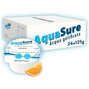 BOSCHETTI ALIMENTARE SpA AquaSure Acqua Gelificata per il trattamento dietetico di soggetti affetti da disfagia e problemi della deglutizione 24x125 g
