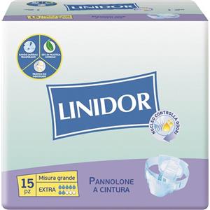 Linidor Pannolone Linidor A Cintura Extra Misura Grande 15 Pezzi Linidor