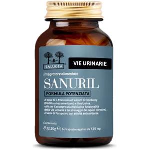 SALUGEA RELOAD Salugea Sanuril Formula Potenziata 60 Capsule - Integratore per le vie urinarie