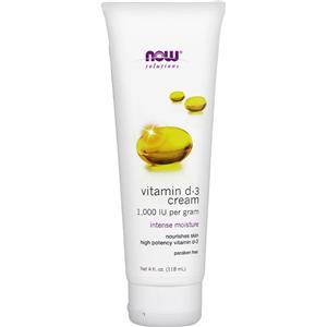 NOW,NOW Foods Vitamin D-3 Cream - 118 ml.