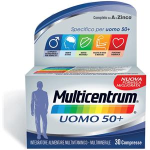 HALEON ITALY Srl Multicentrum Uomo 50+ Integratore Alimentare 30 Compresse