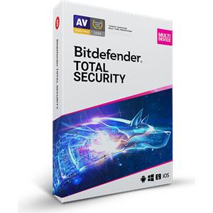 Bitdefender Total Security | 3 dispositivi | 1 anno | Windows | Mac | Android | iOS