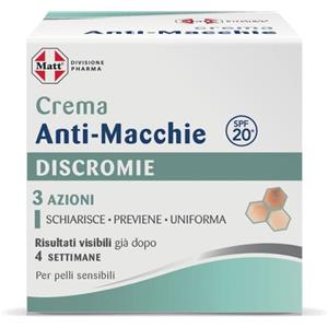 Matt Discromie - Crema Viso Anti Macchie SPF20 per pelli sensibili, 50ml
