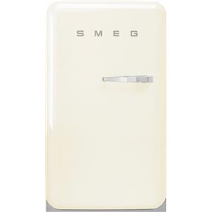 SMEG Frigorifero Monoporta Stile Anni '50, Libera Installazione, Apertura Sx, Classe E, Panna - FAB10LCR6
