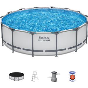 BESTWAY - Piscina fuori terra Steel Pro Max - altezza 107cm diametro 427cm