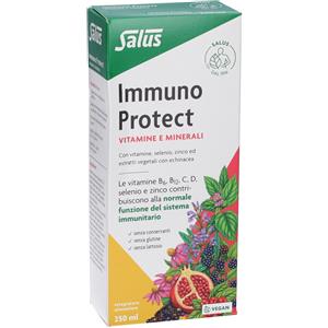 SALUS HAUS Gmbh & Co KG Salus Immuno Protect, Integratore con Vitamine, Minerali e Echinacea, 250 ml, Supporto Immunitario Naturale