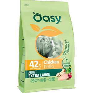 Oasy Adult Extra Large Pollo - Crocchette Cani Taglia Gigante - 10 kg