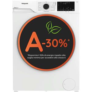 Hotpoint Ariston Lavatrice 10 Kg Classe A-30% Profondità 58 cm Centrifuga 1400 giri Motore Inverter Funzione Vapore colore Bianco - HB 103 CARE IT