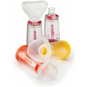 AIR LIQUIDE MEDICAL SYST. Srl CAMERA DISTANZIATRICE PER EROGATORI SPRAY PREDOSATI L\'ESPACE MDI 200ML PER ADULTI COLORE MAGENTA MISURA 65X65X140MM CON VALVOLA