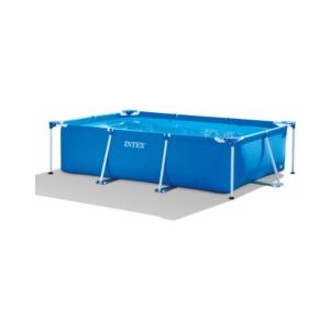 Intex Piscina fuori terra con struttura rettangolare intex rectangular frame blu 260x160x65 cm - cod. 28271np