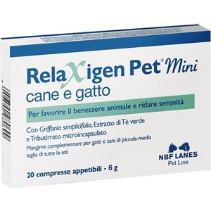 N.B.F. LANES Srl RELAXIGEN PET MINI 20CPR VET