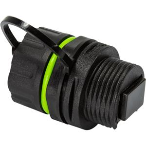 Logilink Connettore fibra ottica LogiLink SC Simplex Impermeabile IP68 con cappuccio antipolvere Nero/verde