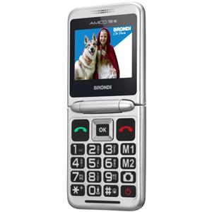Brondi cellulare amico tuo 4g black metal