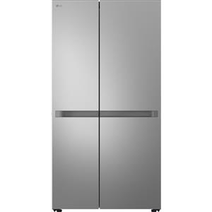 LG GSBC40PYPE Frigorifero Side-by-Side, Classe E, 664L, Porte piatte, Linear Cooling, Smart Diagnosis, Prime Silver