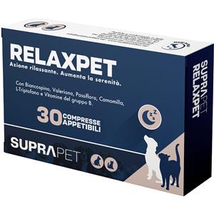 Suprapet RelaxPet Cani e Gatti Integratore Calmante, 30 Compresse
