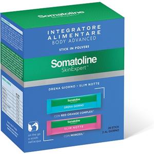 OLYOS ITALIA Srl Somatoline Skin Expert Body Advanced Integratore Snellente e Drenante 28 Stick SCADENZA 09/26