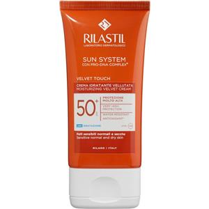 GANASSINI COSMETIC RILASTIL SUN SYSTEM VELVET TOUCH - CREMA VELLUTATA IDRATANTE VISO SPF50+
